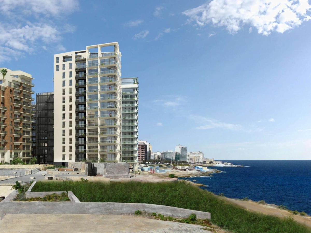Prime Location Apartment With Side Seaviews Sliema Exterior foto